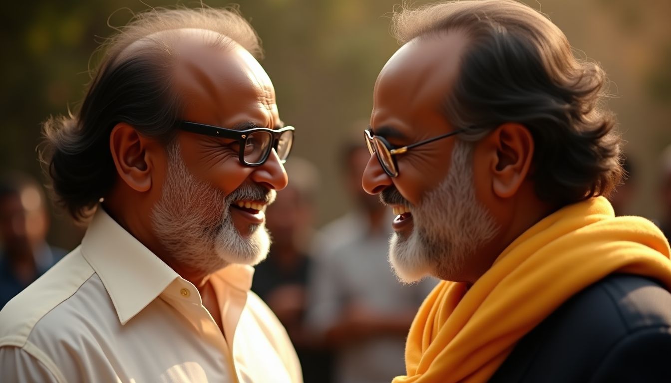 Rajinikanth and Kamal Haasan Reunite After 35 Years for Red Giant Epic