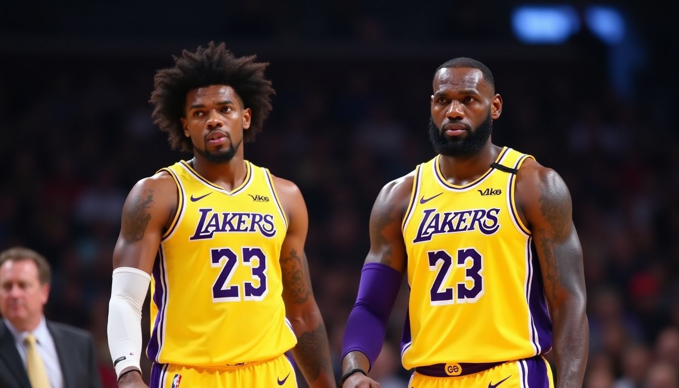 Lakers' Ayton, LeBron James Exit Game With Injuries Against Nuggets