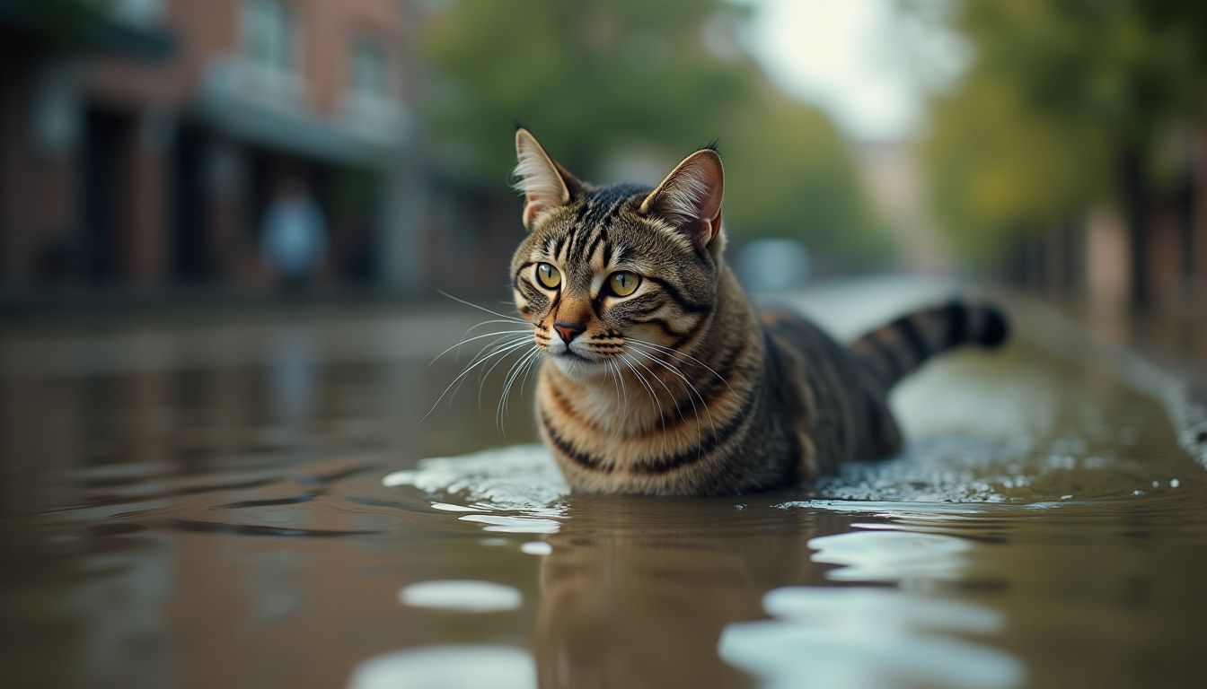 One Man, One Cat, One Flood: Why This Rescue Story Is Hitting Different Right Now
