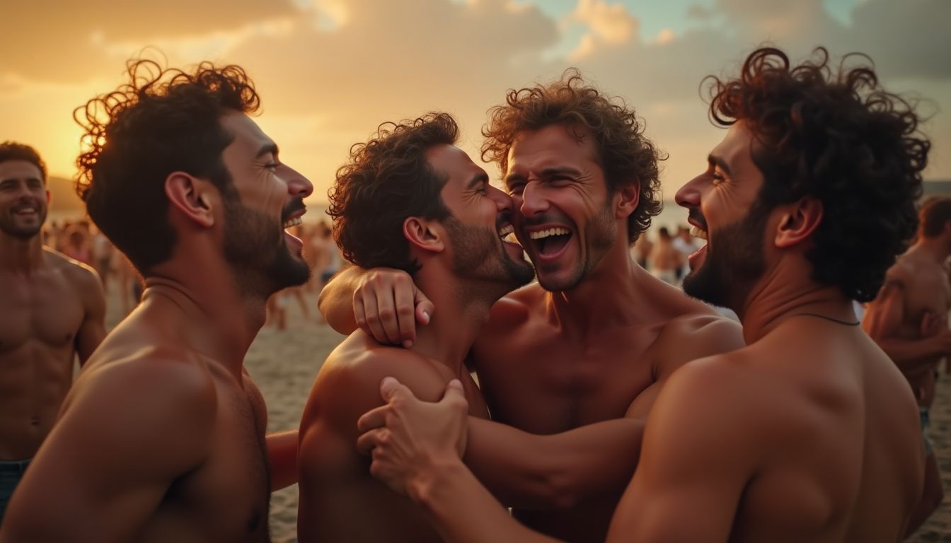 The Beautiful Chaos of Men Celebrating Each Other at Full Volume
