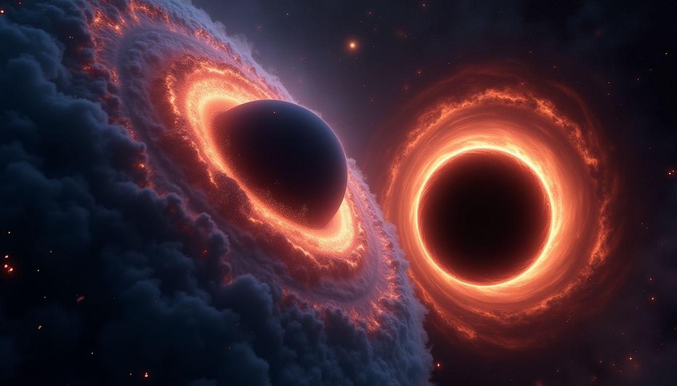 Astronomers Discover Two Supermassive Black Holes in Tight Death Spiral