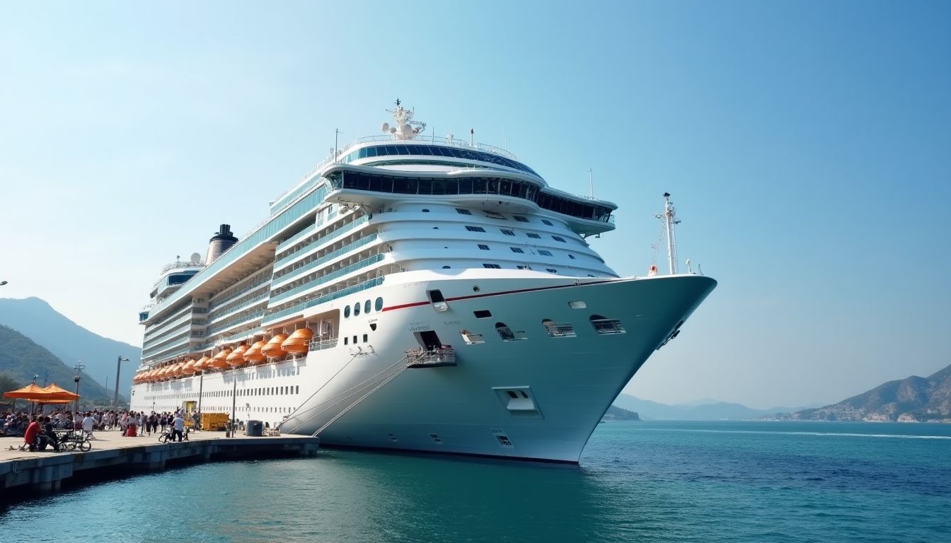 58,000-Ton Cruise Ship Spirit of Adventure Docks in Fowey, Brings 1,500 Passengers